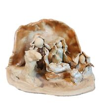 Vintage clay nativity for sale  Challis