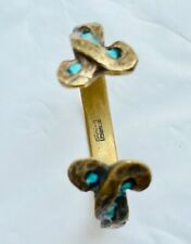 Bracelet bronze doré d'occasion  Saint-Aubin-du-Cormier