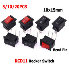 Interruptor Rocker 10mmx15mm KCD11 2-3 Pin/Doblado Pin 2/3 V V Negro, Blanco y Rojo 3A 250V segunda mano  Embacar hacia Mexico