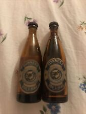 Mini Botellas De Vidrio Antiguas De Cerveza Guinnes Con Sus Tapas segunda mano  Embacar hacia Argentina