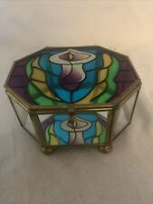 boxes glass lily stained for sale  Waupun