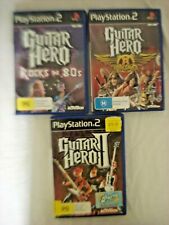 Guitar Hero 2, Aerosmith + Guitar Hero Rocks os anos 80 como novo PAL  comprar usado  Enviando para Brazil