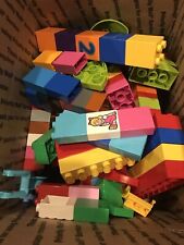 Usado, (100) Lote Inicial LEGO DUPLO BLOQUES DE CONSTRUCCIÓN LADRILLOS Multicolor 2x4 2x2 Curvo segunda mano  Embacar hacia Argentina