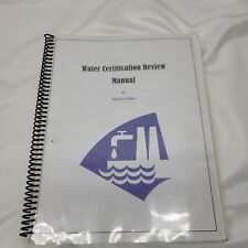 Manual de revisión de certificación de agua de Richard Dillon para tratamiento de agua potable segunda mano  Embacar hacia Mexico