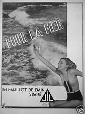 1933 press advertisement d'occasion  Expédié en Belgium