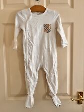 Burberry babygrow months for sale  BICESTER