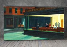 Edward Hopper Nighthawks CANVAS PAINTING ART PRINT 1334 for sale  Shipping to South Africa