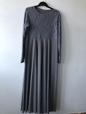 Grey lace abaya for sale  LONDON