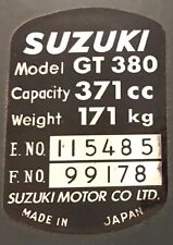 Suzuki gt380 headstock for sale  Shipping to Ireland