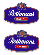 2 Stück Rothmans Racing Sponsoren Aufkleber Logo Sticker Emblem 13,5 x 8,5cm comprar usado  Enviando para Brazil