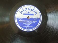 BILLIE HOLIDAY "ROCKY MOUNTAIN BLUES" - 78 RPM DISCO MUITO BOM++ comprar usado  Enviando para Brazil
