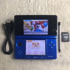 32 GB EE. UU. eShop Nintendo 3DS azul cobalto cargador y lápiz óptico incluido I72, usado segunda mano  Embacar hacia Argentina