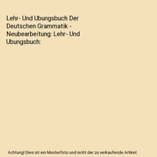 Lehr ubungsbuch deutschen gebraucht kaufen  Trebbin