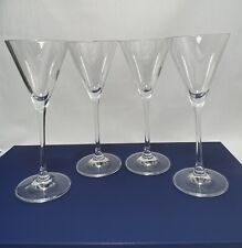 Juego de 4 gafas Martini de cristal de ganso gris edición limitada segunda mano  Embacar hacia Argentina