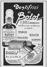 Pubblicita 1925 dentifrici usato  Biella
