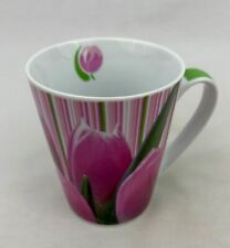 Caneca de porcelana floral rosa tulipa xícara café chá papel produtos design obturador comprar usado  Enviando para Brazil