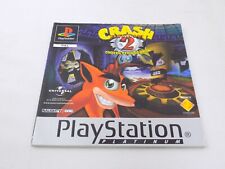 PlayStation 1 PS1 Platinum Crash Bandicoot 2 Cortex Strikes Back Instruction... comprar usado  Enviando para Brazil