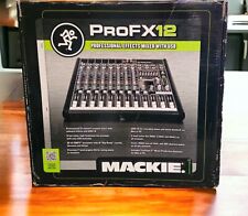 Mixer de microfone/linha profissional Mackie Running Man ProFX12 12 canais com FX~CAIXA ABERTA comprar usado  Enviando para Brazil