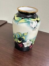 Moorcroft enamel vase for sale  RHYL