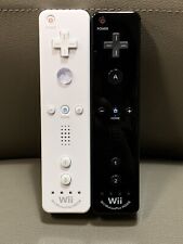 Controle remoto Nintendo OEM Wii branco preto Motion Plus lote 2 testado comprar usado  Enviando para Brazil