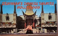 Grauman Chinese Theatre Hollywood 1966 Cancel Los Angeles Postcard for sale  Shipping to South Africa