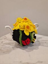 Handmade knitted daffodils for sale  LONDON