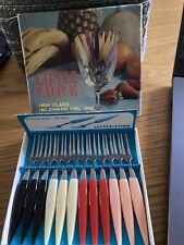 Vintage cocktail forks for sale  CALDICOT