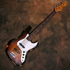 Usado, Squier by Fender JB-355 Jazz Bass 1984 Sunburst Period A Serial comprar usado  Enviando para Brazil