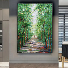 36"Home office wall Decor art Modern 100%Handpainted oil painting on canvas-tree for sale  Shipping to Canada