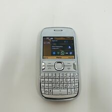 Teléfono celular Nokia Asha 302 blanco (desbloqueado) botón clásico 3G teléfono móvil, usado segunda mano  Embacar hacia Argentina