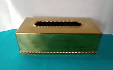 brass tissue box cover for sale  Mesa