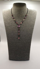 Shaped necklace pink for sale  LEEDS