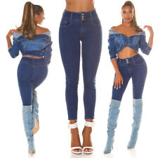 Koucla Jeans Damen High Waist Jeans Jeanshose Push-Up Milax-Fashion comprar usado  Enviando para Brazil