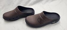Oofos clogs brown for sale  Shipping to Ireland