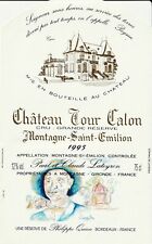 Etiquette vin chateau d'occasion  La Crau
