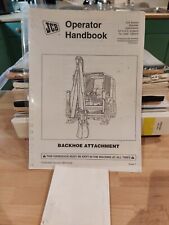 Jcb operator handbook for sale  HALESWORTH