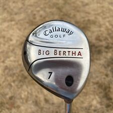 Callaway Big Bertha Fairway 7 Wood Graphite Flex Uniflex Steel Golf Pride Grip, used for sale  Shipping to South Africa