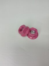 Porcas de eixo BMX 26 TPI para eixos 3/8" chiclete rosa old school BMX conjunto de 4 comprar usado  Enviando para Brazil