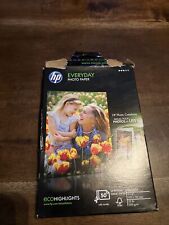 HP Everyday Photo Paper Brilhante 4 "x 6" ~ Open Box Q8868A 44 Total de Folhas De 50 comprar usado  Enviando para Brazil