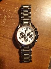 Michael Kors 5952 White Dial Brandshaw Chronograph , used for sale  Shipping to South Africa