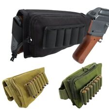 Tactical Buttstock Shotgun Rifle Shell Holder for Cheek Rest Ammo Holder Pouch for sale  Hebron