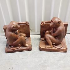 Vintage monkey bookends for sale  Bowling Green