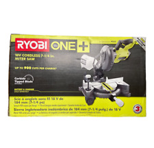 USED - Ryobi One+ 18V 7-1/4 In. Compound Miter Saw P553 (Tool Only) for sale  Shipping to South Africa