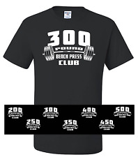 Camiseta Bench Press CLUB 50/50 - Gimnasio de levantamiento de pesas culturismo fitness levantamiento segunda mano  Embacar hacia Argentina