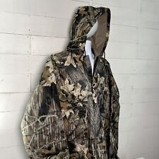 Hodgman Hooded Heavy Rain Jacket XL Mossy Oak Break Up Long Zip Pockets NWOT, used for sale  Shipping to South Africa