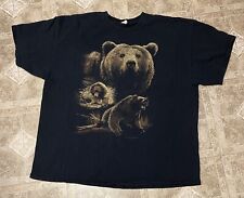 Nature Lost Creek Bears Grizzly Bear Black Tshirt Size 2XL for sale  Shipping to South Africa