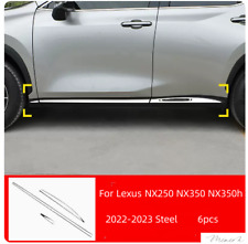 Para Lexus NX250 NX350 NX350h 2022-2023 Steel Door Side Body Molding Cover Trim comprar usado  Enviando para Brazil