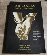 Usado, Manual de Derecho Penal de Arkansas 2001 Stephen R Young, Eliot R Young, Angela Young  segunda mano  Embacar hacia Argentina