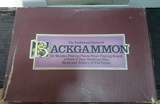 Backgammon board game for sale  BONNYBRIDGE