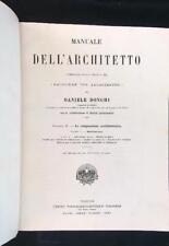 Manuale dell architetto usato  Italia